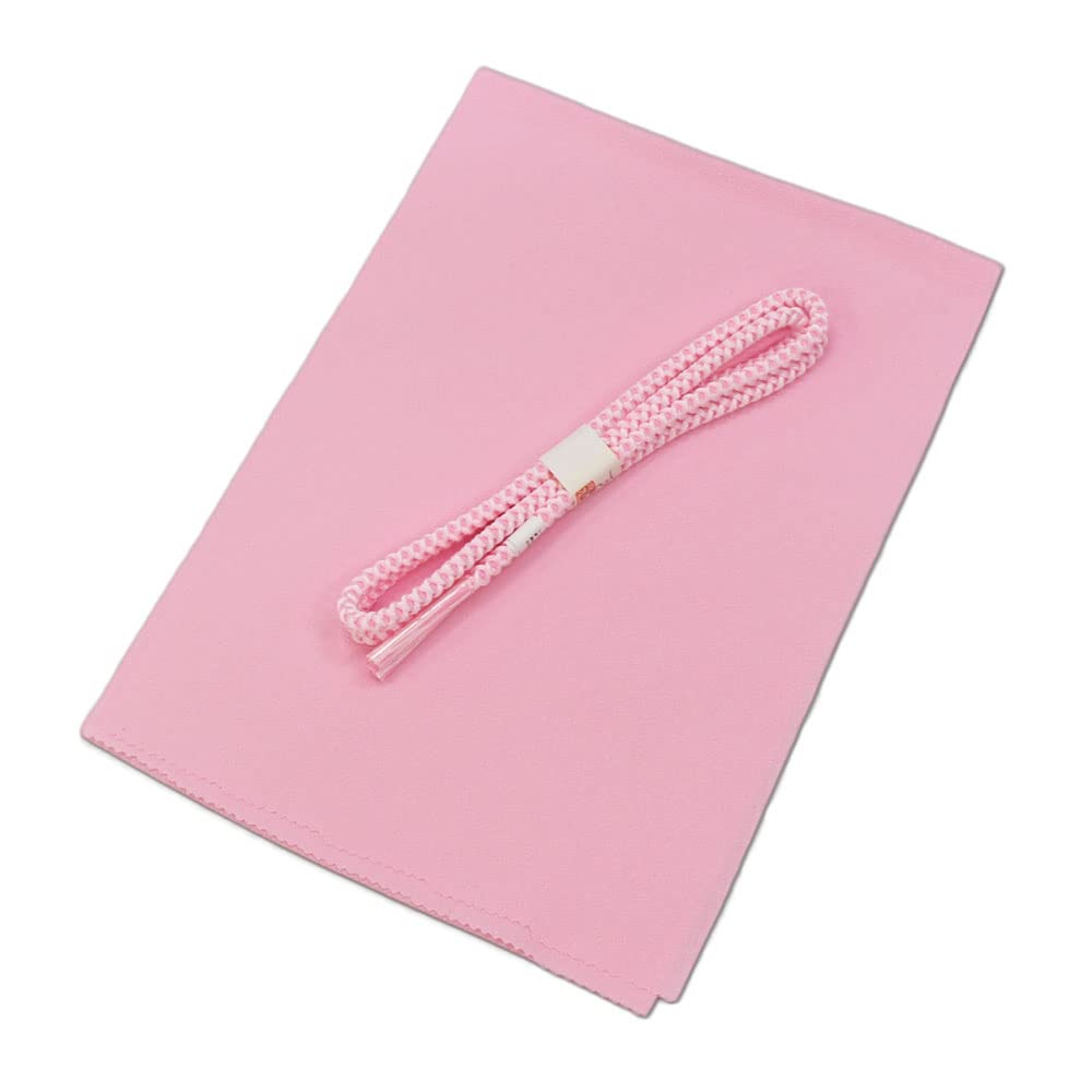 

[nnt127] NEW Commercial PlainRound Braided Obiage & Washable Chirimen Obiage Set [Kimono Biyori] (C: Pink)