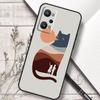 Cat Mount Fuji Japan Wave Landscape For Realme 12 13 10 11 14 Pro Plus GT 6T 6 5 GT7 Pro C61 C55 C53 C51 C21Y C25S C75 C67 Case