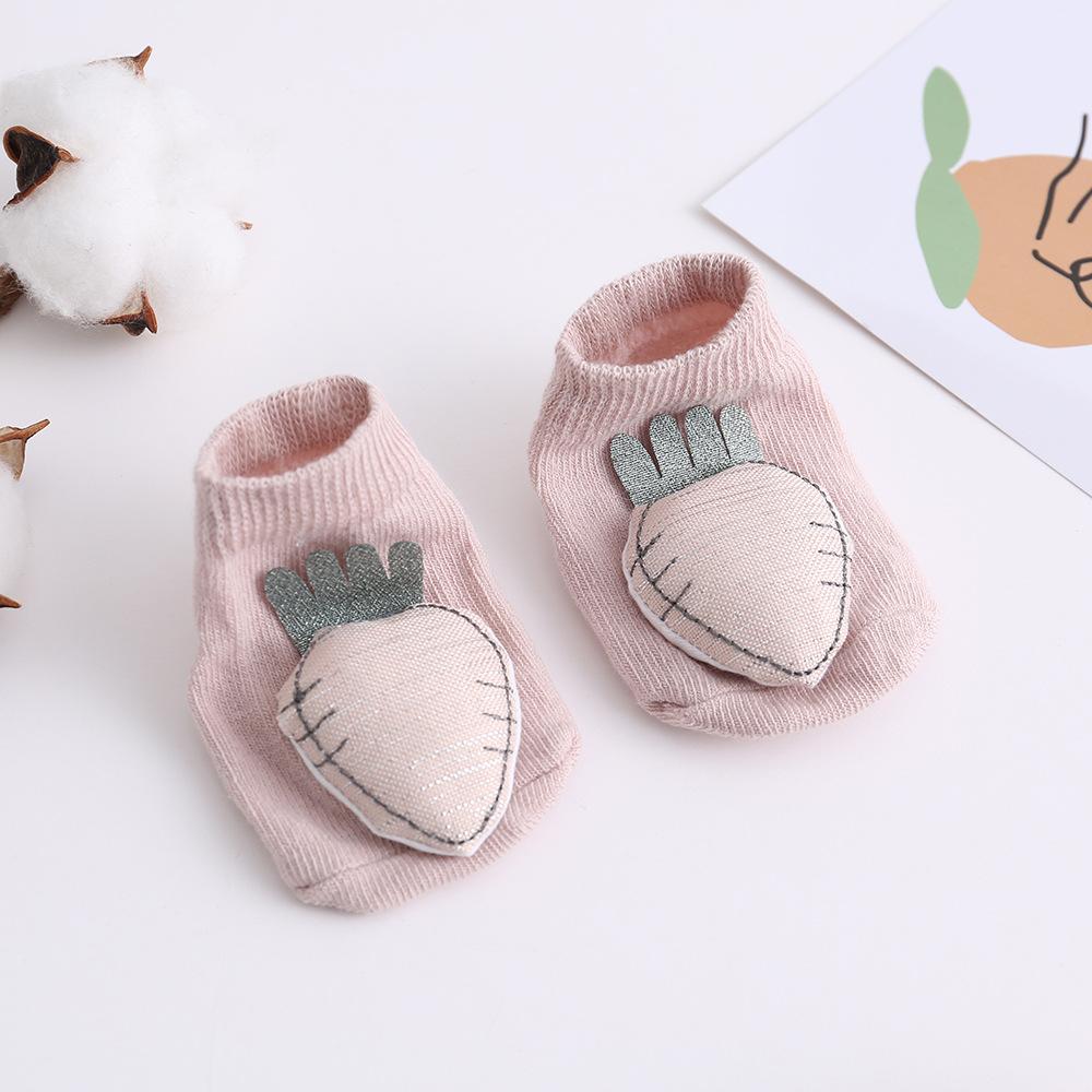 Șosete din bumbac pentru fete vară plasă subțire respirabilă drăguț desene animate șosete pentru copii copil mic fete șosete roz