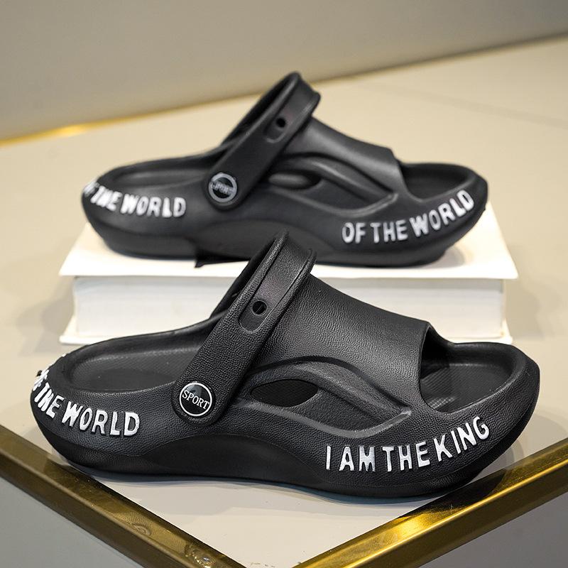 

Children s slippers lightweight breathable boys and girls garden shoes summer baby children parent-child cool slippers women 35