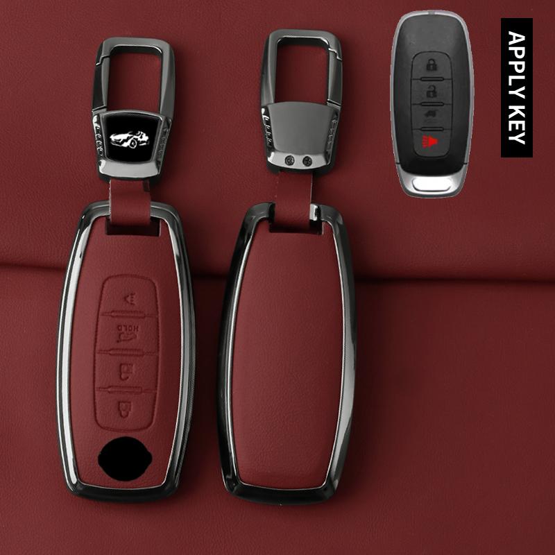 

Zinc Alloy Car Remote Key Case Cover Protector Shell For Nissan X-Trail T33 Kicks Qashqai J12 Juke Teana Altima Ariya