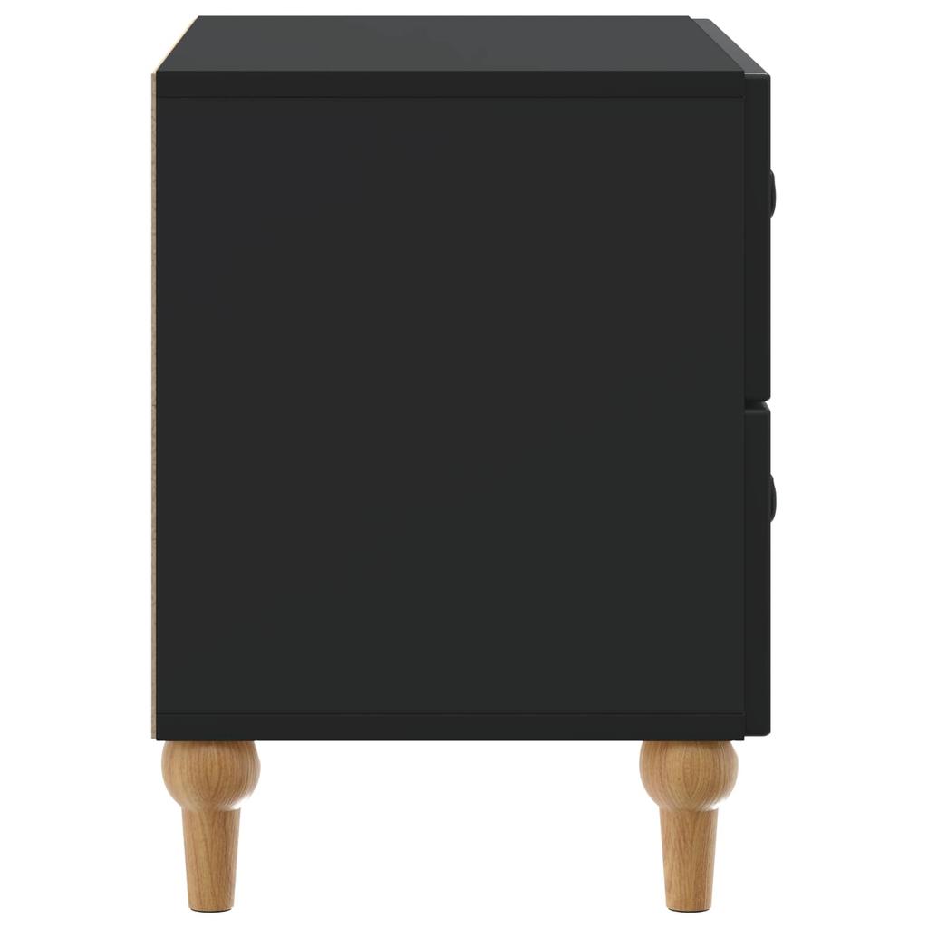 Nightstand Black 62 x 34.5 x 48 cm Engineered Wood