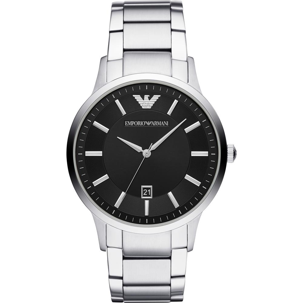 

Emporio Armani Historical Collection Black Stainless Steel Bracelet Men s Quartz AR11181 чёрный
