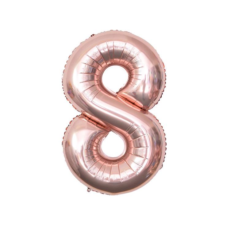 32-Inch Digital Aluminum Balloon for Baby's First Birthday Celebration Decor