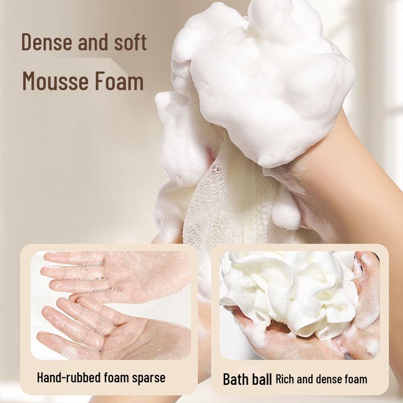 Exfoliating Scented Bath Ball: Rich Lather, Soap Holder, Two-in-One
