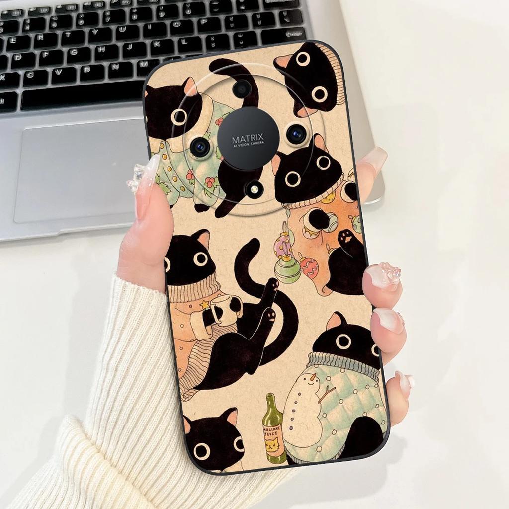 For Honor Magic5 Lite 5G Case Cute Cartoons Duck Silicone Soft Back Cases For Magic6 Lite 5G Cover Magic 5Lite 5G Bumber Shell