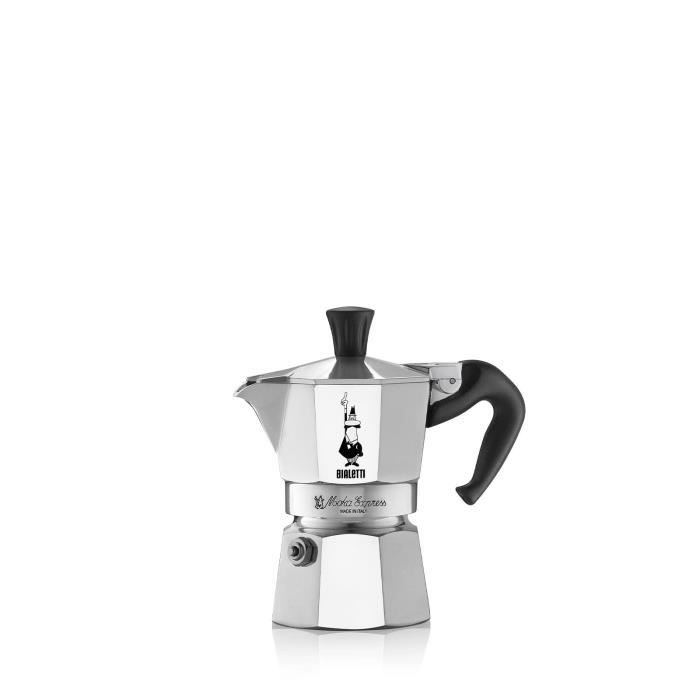 BIALETTI Cafetière Italienne Moka Express - 1 Tasse - Aluminium