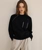 ANDNEEDS Tape Raglan Knit (Navy)