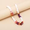 European and American new accessories niche design resin fragments necklace, trendy ins fashion collarbone chain