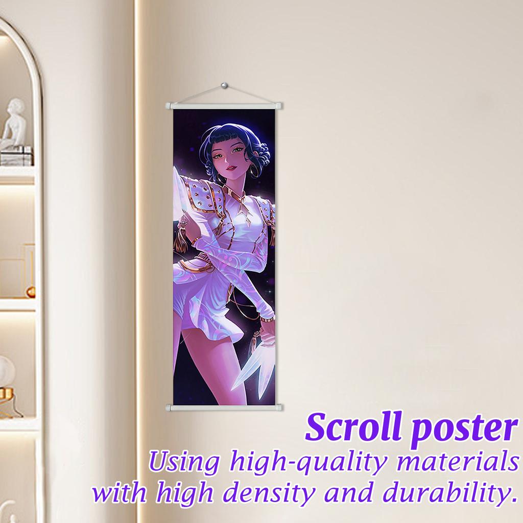 Hanging Scroll Poster Fabric Wall Art For Living Room, Bedroom, And Home Decoration