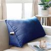 Office Sofa Bedside Back Cushion Cover Triangle Pillowcase TV Reading Lumbar Cushion Comfort Soft Bed Rest Decor Pillow Covers