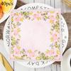 Vintage Floral Napkins 20/40Pcs Flower Paper Napkins for Tea Party Birthday Baby Shower Wedding Retro Spring Decorations Napkin