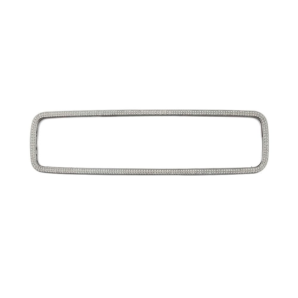 

Для Mercedes Benz E Class W213 2016-2019 внутреннее зеркало заднего вида накладка отделка наклейка искусственный кристалл алмаз наклейка серебряный