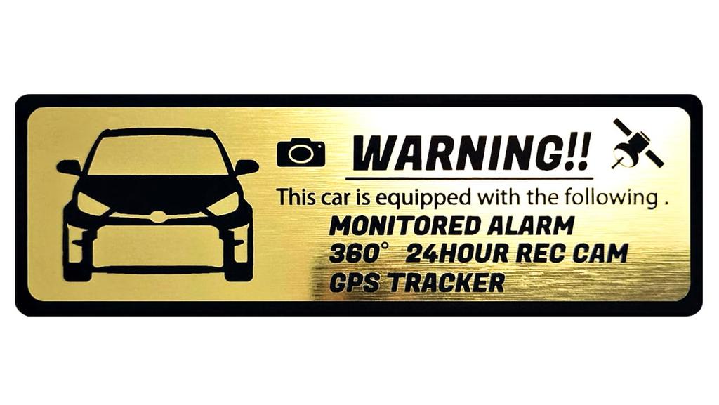 GR Yaris Yaris Early Year Toyota Security Sticker Car Security Security Sticker Car Security
