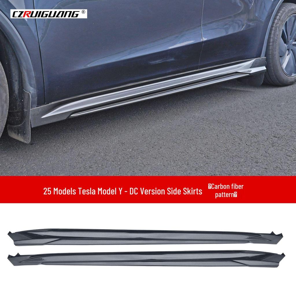 Tesla Model Y 2025 Body Kit: Rear Spoiler, Front Lip, Side Skirts, Tail Wing, Rear Diffuser, and Lip Extensions