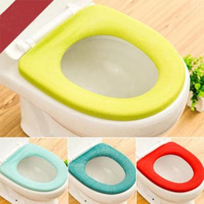 Bathroom Toilet Seat Closestool Washable Soft Warmer Mat Cover Pad Cushion