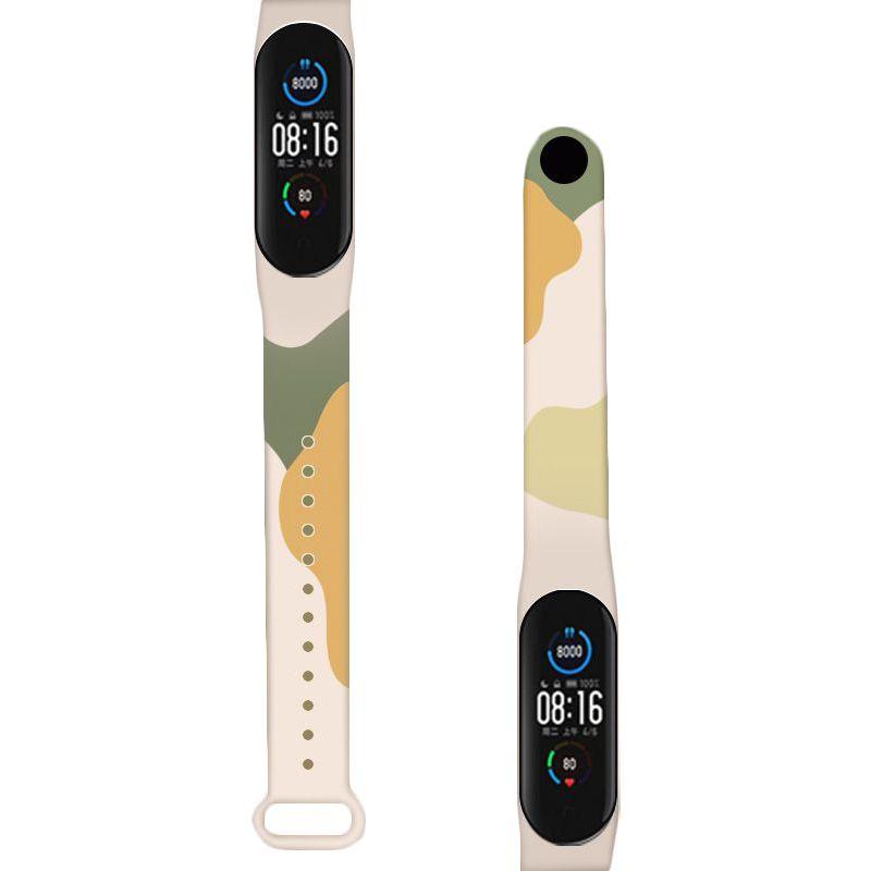 Replace Your Wristband With This Morandi Graffiti Strap For Xiaomi Mi Band 3/4/5/6