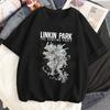 Rocková kapela Linkin-Park Grafické potištěné tričko Léto Dámské Ležérní Krátký rukáv Streetwear Trička Topy Harajuku O-výstřih Oblečení