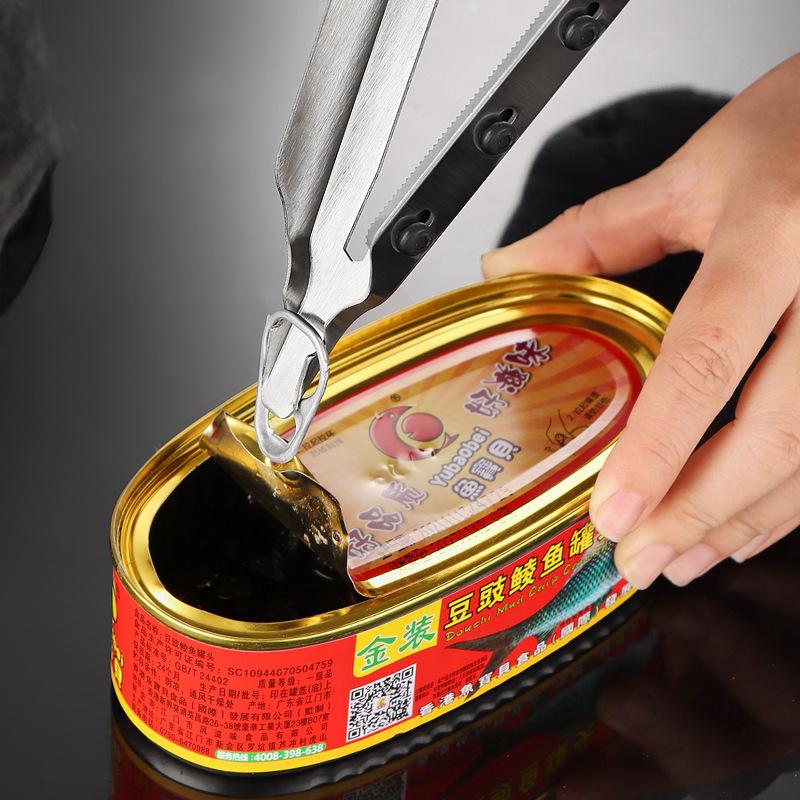 Multifunctional Beer Can Opener Cola Cans Bottle Opener Fish Scale Scraper Non-Slip Beer Beverage Cola Wine Utensils Home Tool