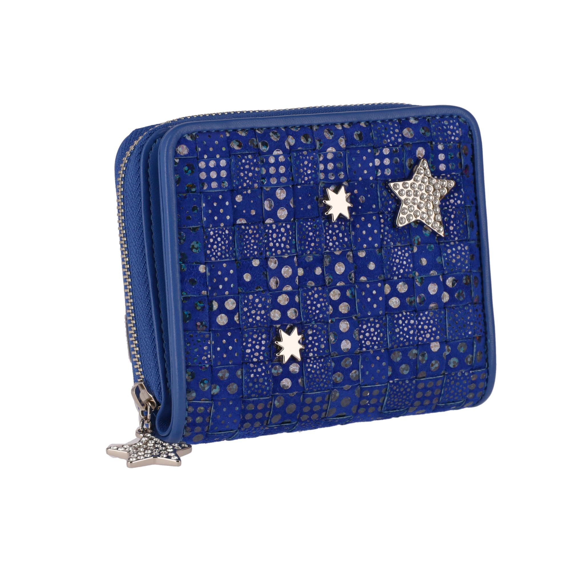 Tsumori Chisato Kirameshi Складной Кошелек Синий Маленький Кошелек