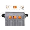 Simulation Road Sweeper Car Toy Garbage Truck Sanitation Disposal Streetcar Model Light Music Pull-back Vehicle Toy - PJ