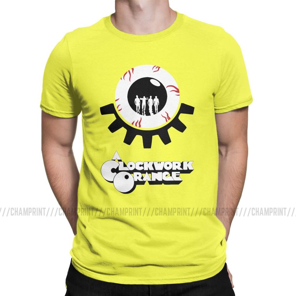Vintage A Clockwork Orange T Shirt For Men O Neck 100 Cotton T Shirt Kubrick