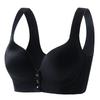 Seamless Underwear Women's Front-buttoned Bra No Underwire Gathering Bra Thin Vest Bra Push Up Bra