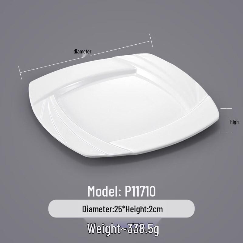 A5 Melamine Commercial Dinner Plate