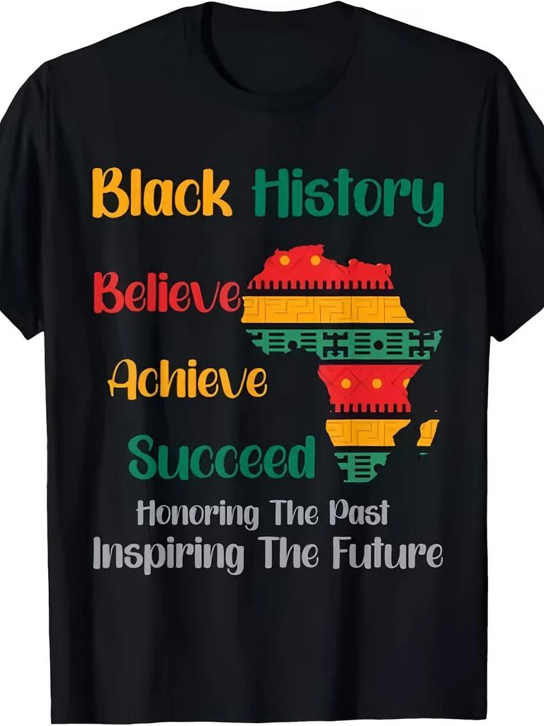 Honoring Past Inspiring Future Black History Pride Unisex T-Shirt Same Style for