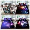 Butterfly Printed Bedding Quilt Cover and Pillowcase Full-size Color Fantasy Pattern Microfiber Fabric Comfortable and Luxurious Home Decoration