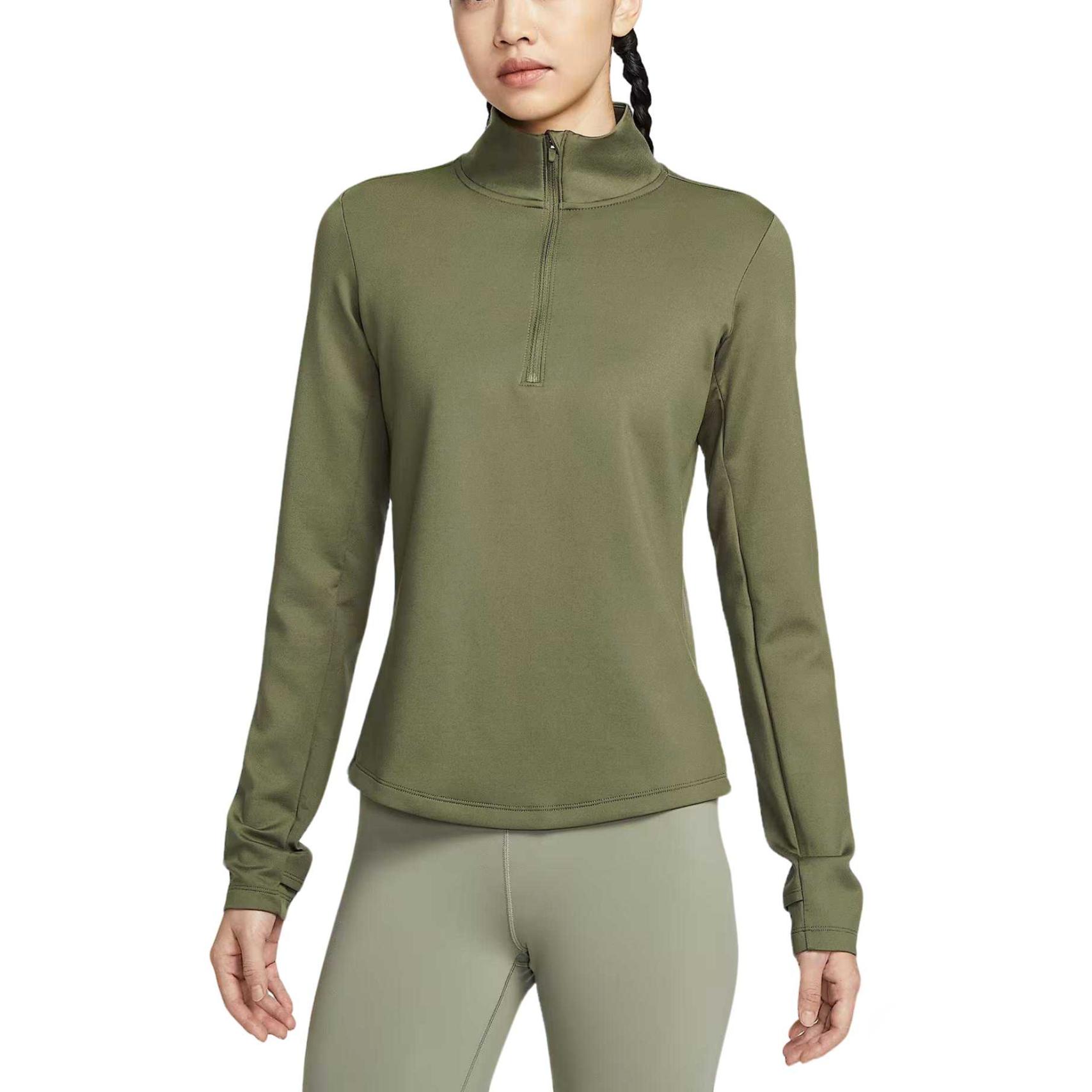 

Nike Therma-Fit One Solid Color Long Sleeve Pullover Sweatshirt Women tops HV3689-222 L