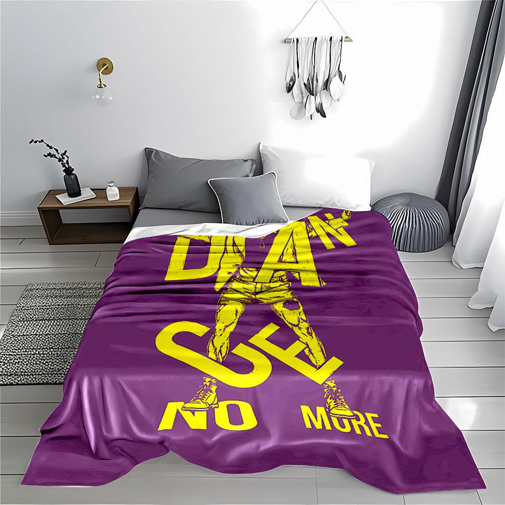 Yellow Abstract Dance Art Blanket for all seasons blanket lunch break throw gift