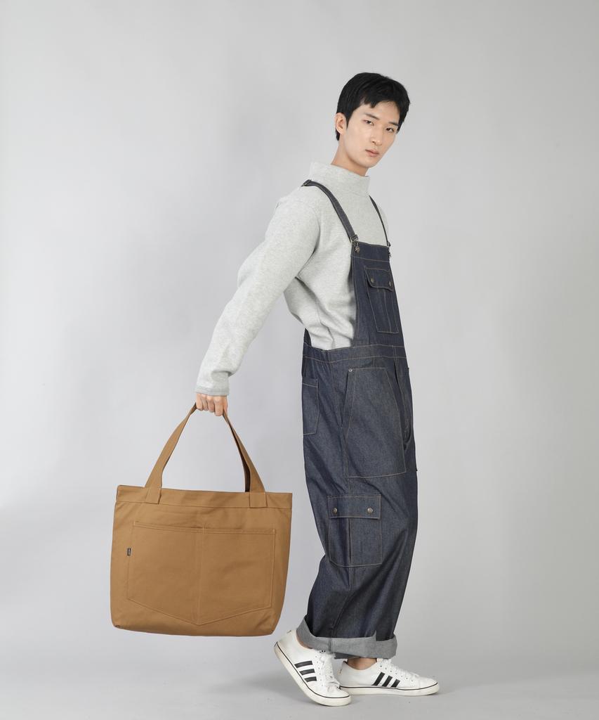 Saintcrew Pentagon Pocket Big Size Eco Bag Pp-108 Camel