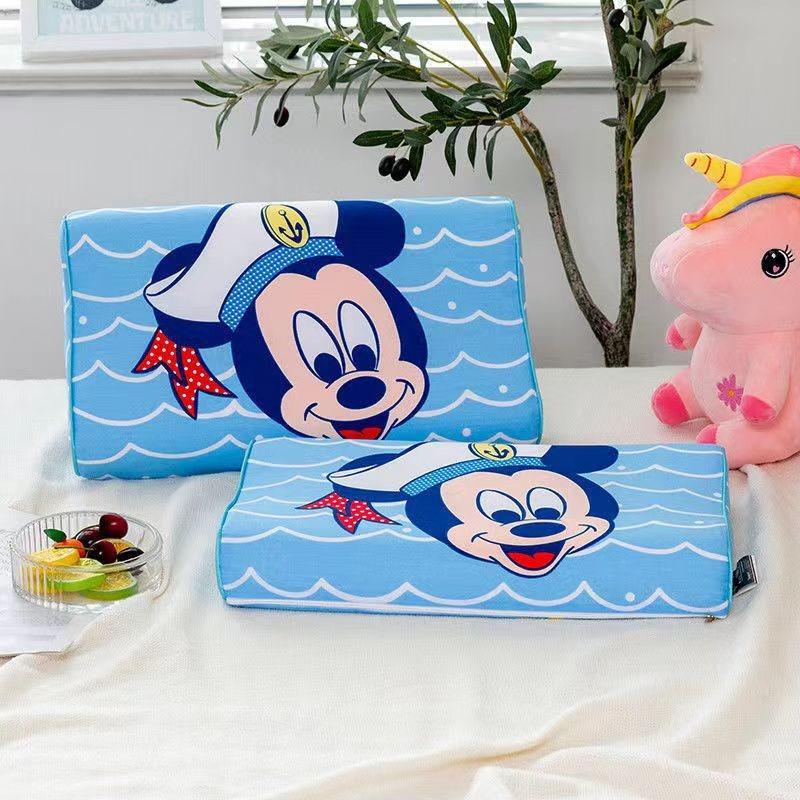 Thai Children's Latex Pillow Natural Cartoon Pillow Core Baby Cotton Cover Pillow Kindergarten Neck Protection Baby Pillow