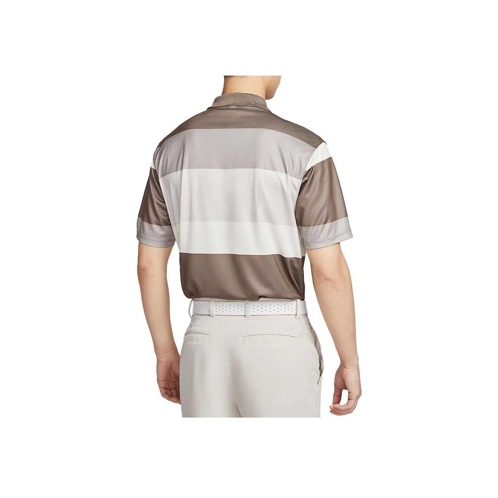 Nike Victory Dri-Fit Swoosh Comfortable Casual Simple Versatile Short Sleeve Polo Shirt Men Tops Brown FZ7449-233