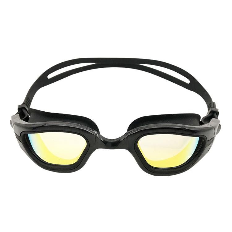 

Directly supplied sports and outdoor large-frame adult goggles, protective swimming goggles, upgraded electroplated anti-fog wide-angle чёрный