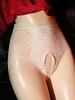 Lace High Waist Open Crotch Panties Sexy Women'S Sheer See Through Briefs Breathable Underwear Allure Night Wear Woman Lingerie