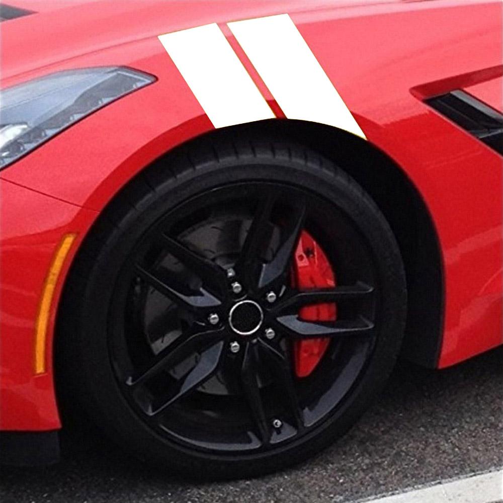 Car Reflective Stickers Wheel on Fender Waterproof Safety Warning Reflective Tape Car Decals Automobiles Decoration Accessories
