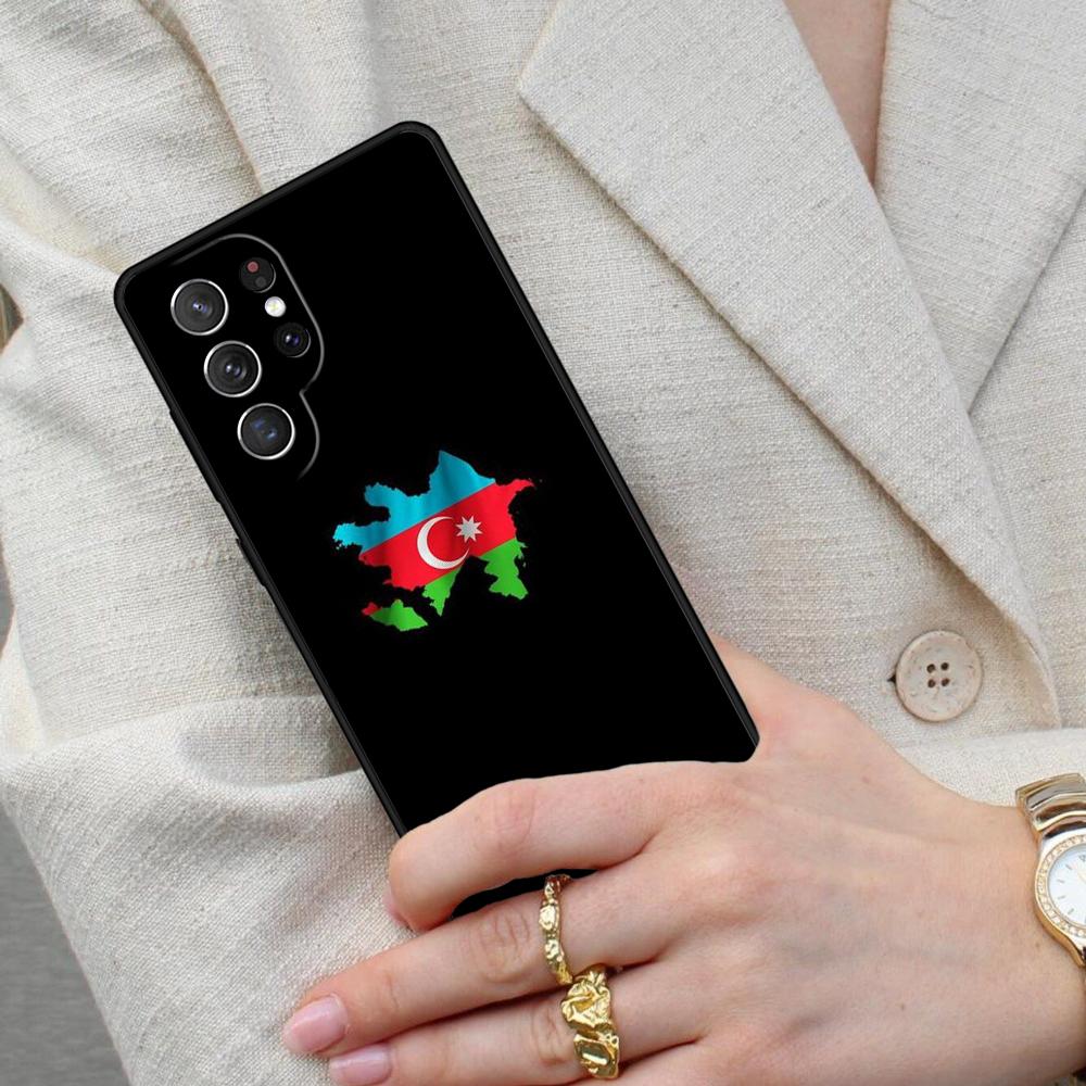 Azerbaijan Flag SOFT Cell Phone Case for Samsung Galaxy S26 Ultra S25 S24 S23 S22 S21 S20 Note10 Cover