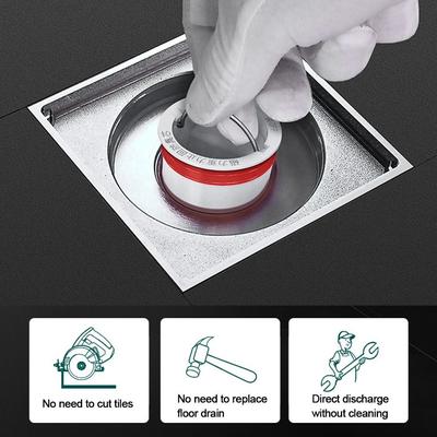Prevention Shower Drainer One Way Valve Sewer Strainer Plug Anti Odor Drain Cover Floor Drain