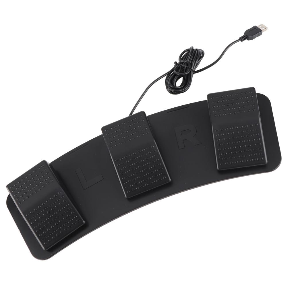 Fußschalter mit USB-Schnittstellenkabel 3-Positionen-Elektropedalschalter Computeranschlussteil