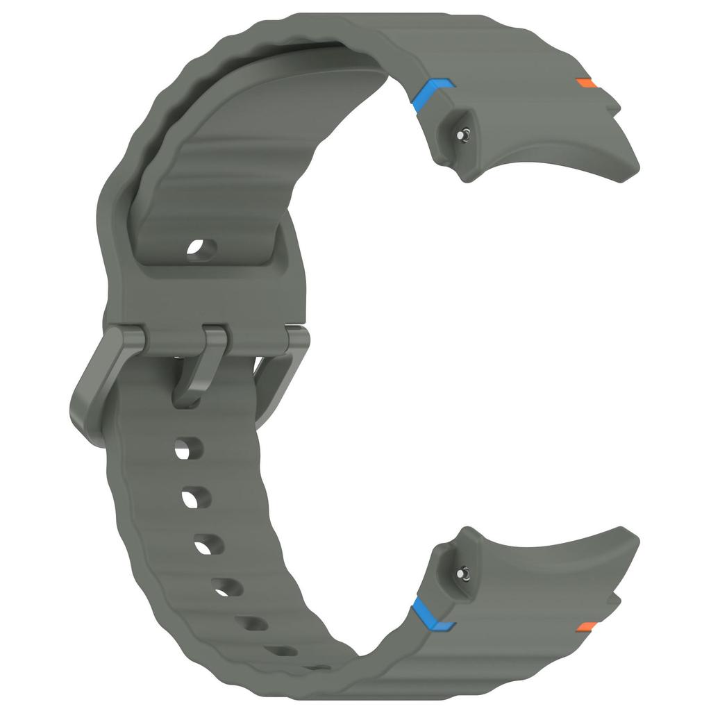 Compatible Silicone Strap with Colorful Buckle for Samsung Galaxy Watch7/FE/6/5/4