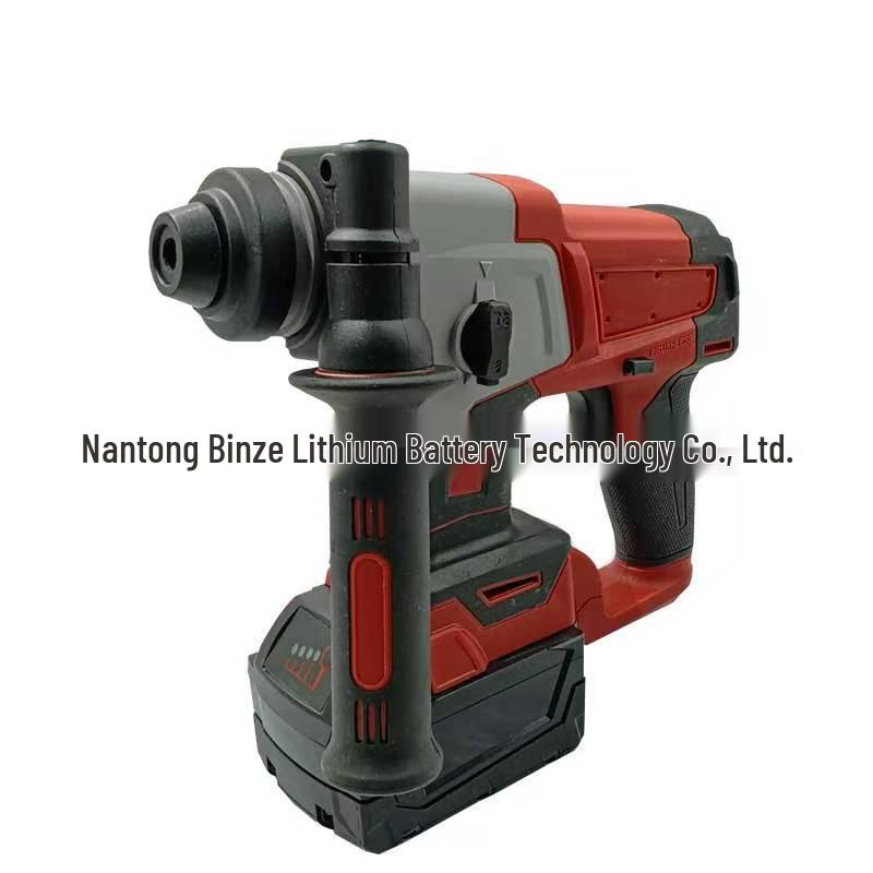 22mm Brushless Lithium Battery Cordless Hammer Drill with High-Power Impact for Industrial Concrete