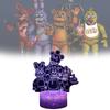 Five Nights At Freddy Led Night Light Remote Control Color Teen Supplies Bedroom
