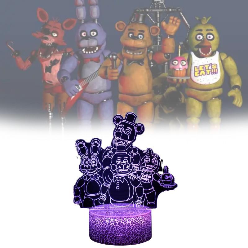 Five Nights At Freddy Led Night Light Remote Control Color Teen Supplies Bedroom