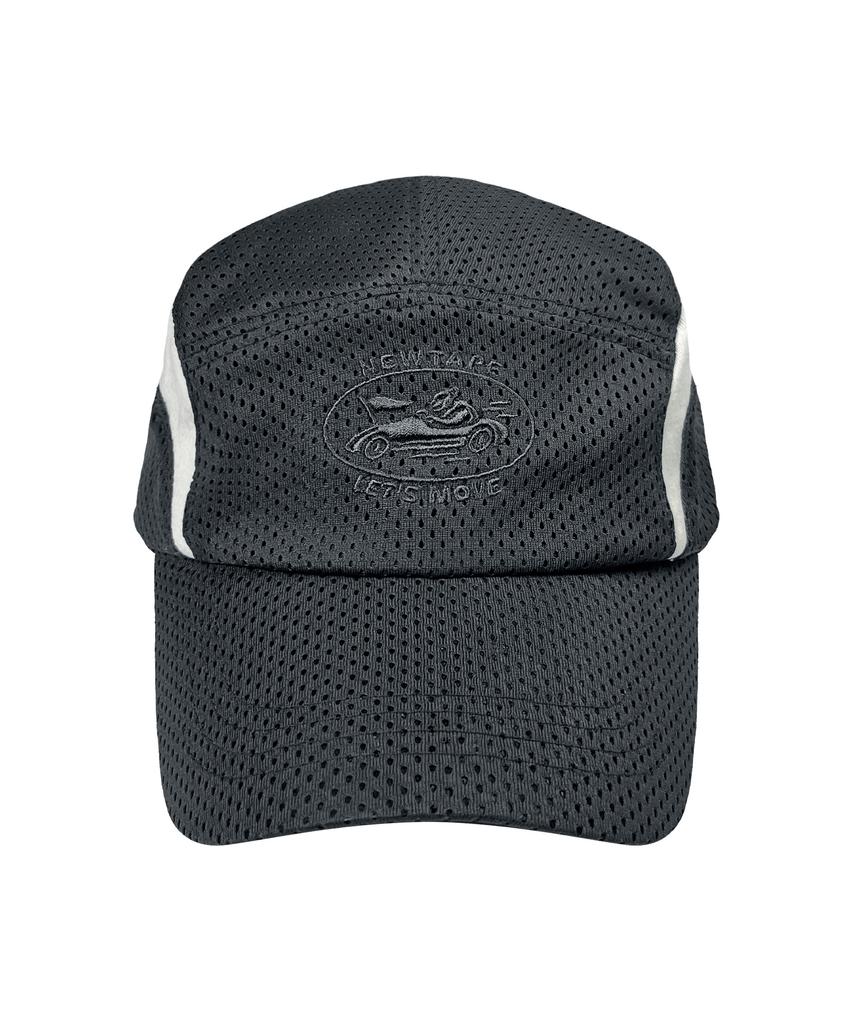 Nyuteib Track Mesh Big Size Camp Cap - Smoke