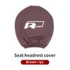 abcd1 Car Seat Headrest Protective Cover Anti-Dirty Pillow Protector For VW Passat Golf Tiguan Polo Scirocco Jetta CC T-ROC Touareg