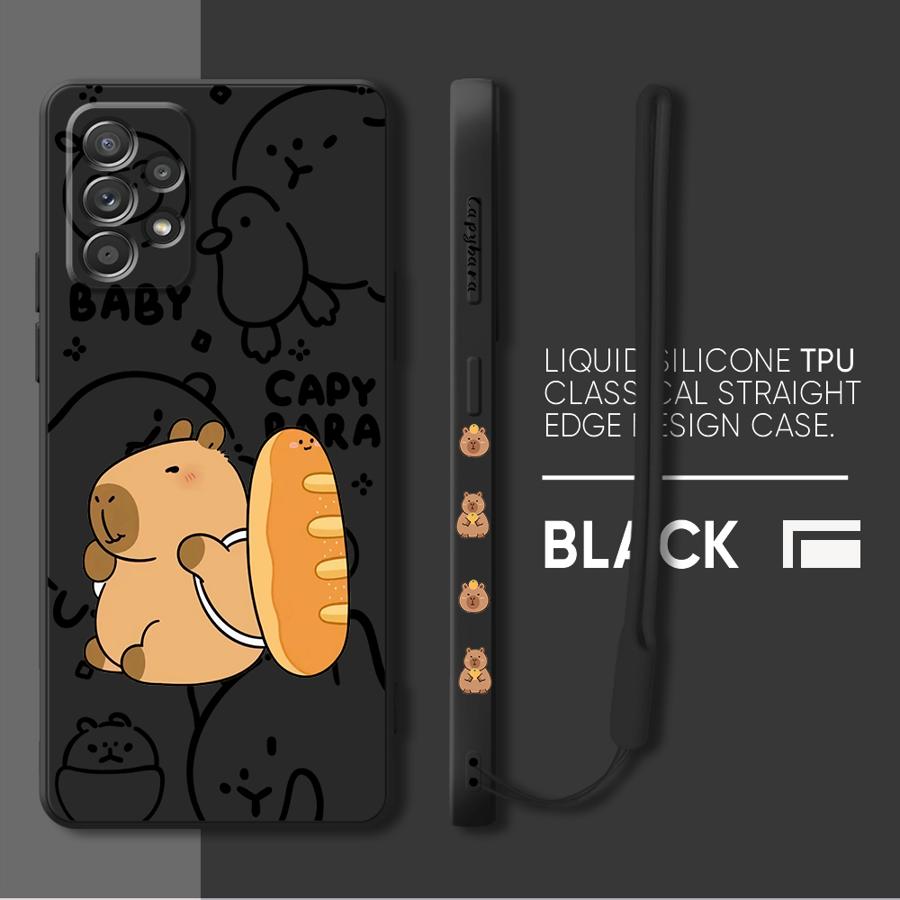 Cute Capybara Phone Case for Samsung Galaxy A10 A20s A30 A20 A30s A02s A03 A04 A50 A02 A05s A71 A72 A73 A06 A31 A51 5G