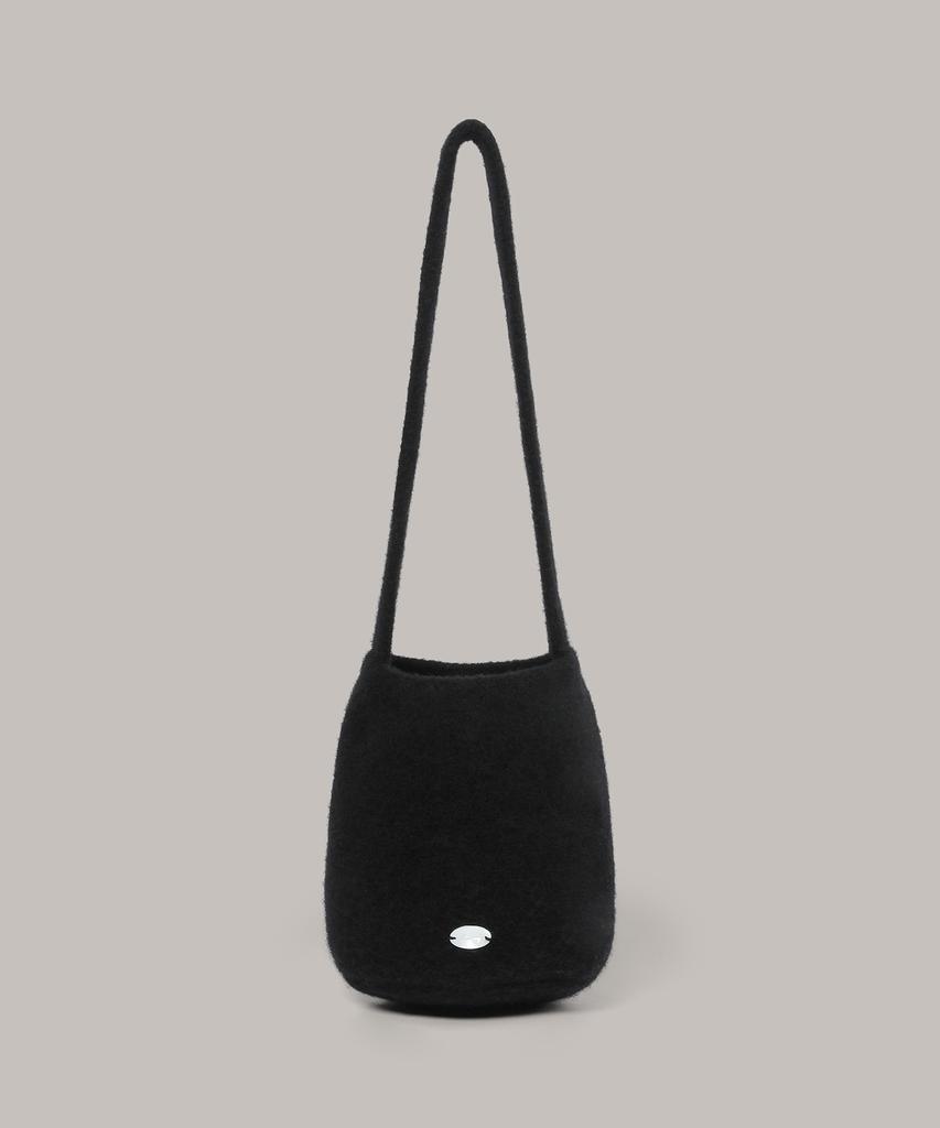 Laminez Bucket Knit Mini Bag - Black
