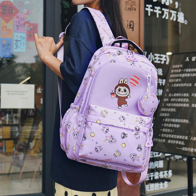 Batoh LABUBU Školní taška Volnočasový batoh Dětská taška Batoh pro základní školu LABUBU Dívčí Chlapecký školní batoh 6 barev